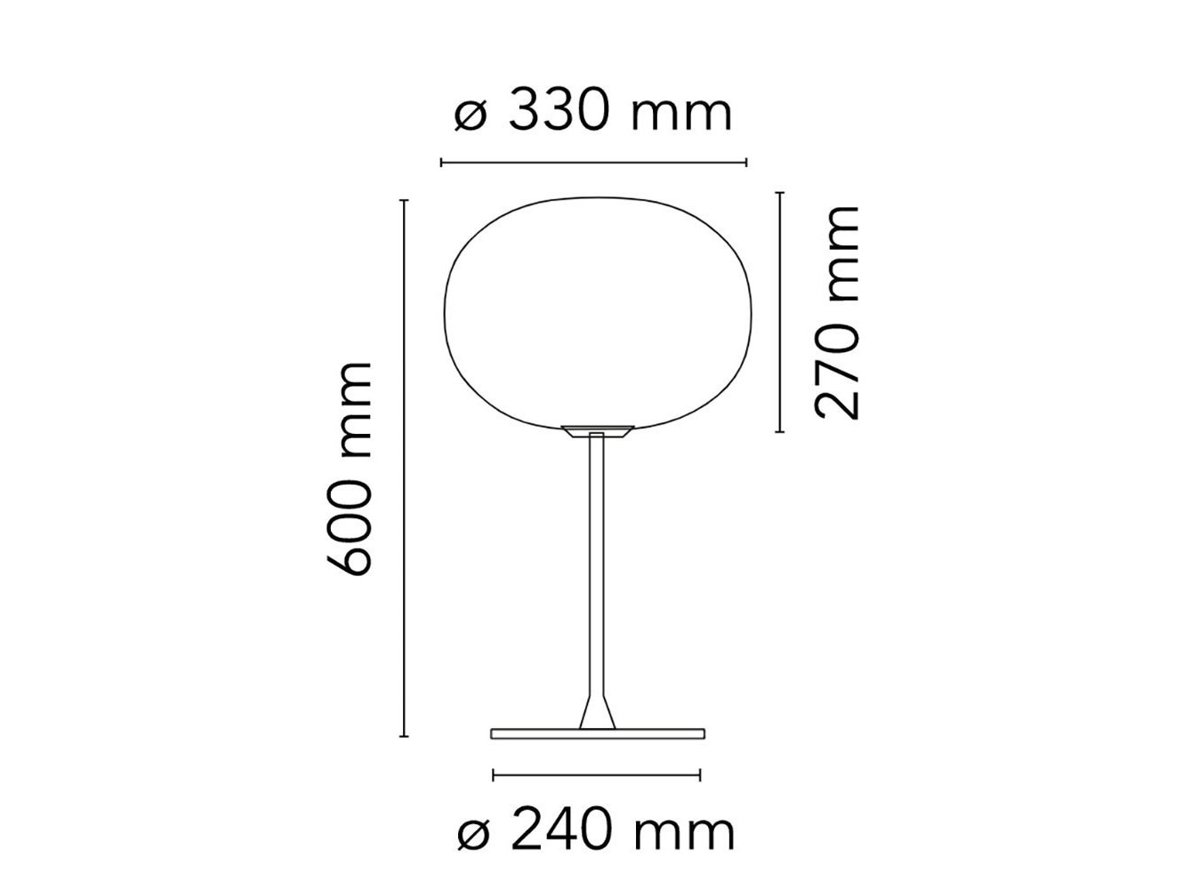 Lámpara de Mesa Glo-Ball T1 de Flos: Elegancia y Luz Regulable