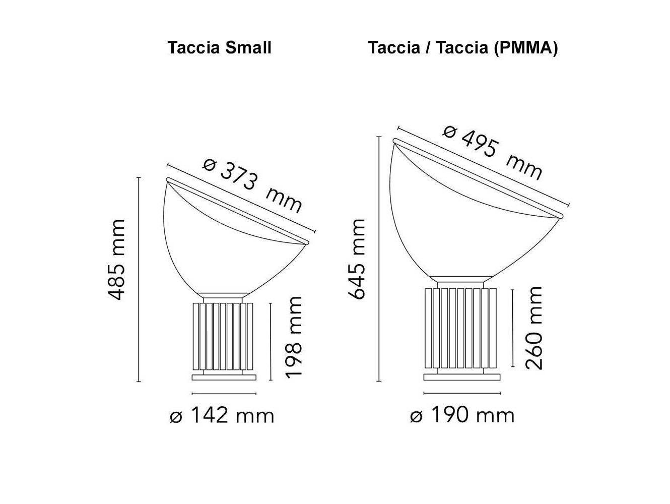 Lámpara de Mesa Taccia de Flos: Diseño Icónico y Luz Indirecta de Alta Calidad