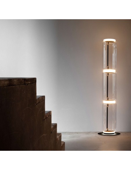 Flos Lámpara de Pie Noctambule Floor de Vidrio Soplado