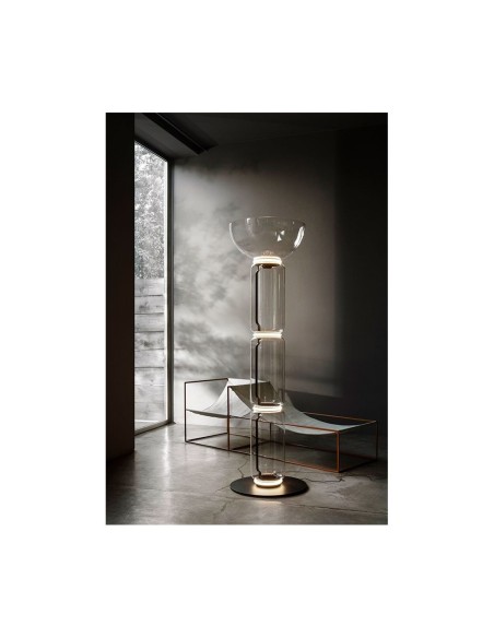 Lámpara Noctambule Floor: Diseño Modular en Cristal Soplado