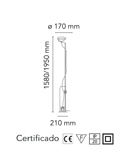 Lámpara de Pie Toio de Flos: Icono del Diseño con Luz Indirecta