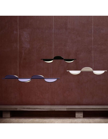 Lámpara de Suspensión Almendra Linear de Flos: Diseño Elegante y Luz Ajustable