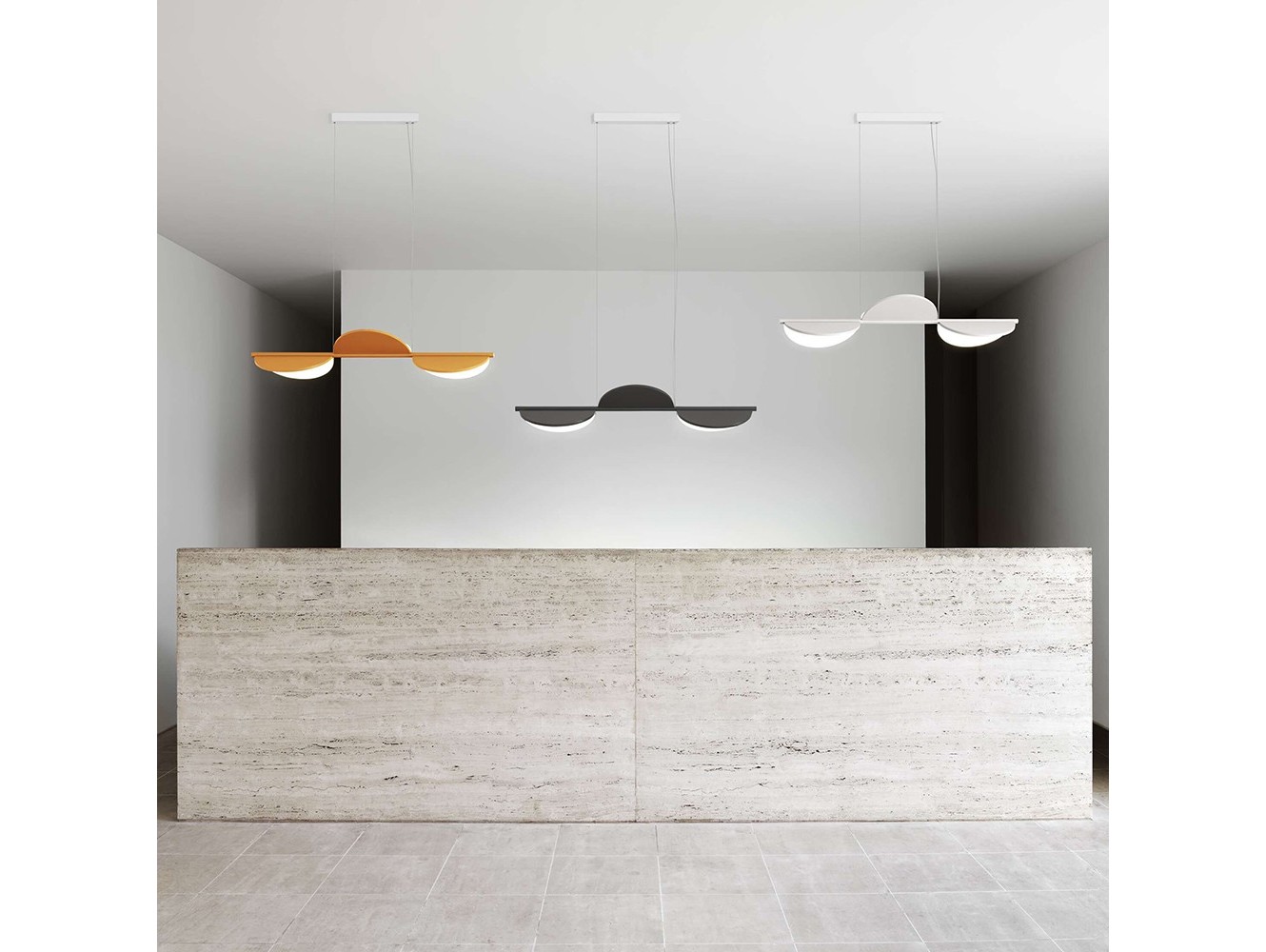 Lámpara de Suspensión Almendra Linear de Flos: Diseño Elegante y Luz Ajustable