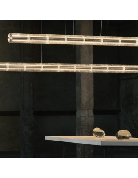 Lámpara de Suspensión Luce Orizzontale Flos: Elegancia y Tecnología