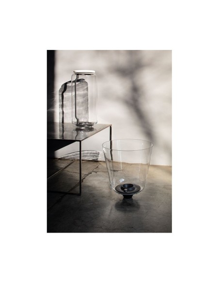 Lámpara Noctambule Low Cylinder & Cone de Flos: Modularidad y Elegancia en Cristal