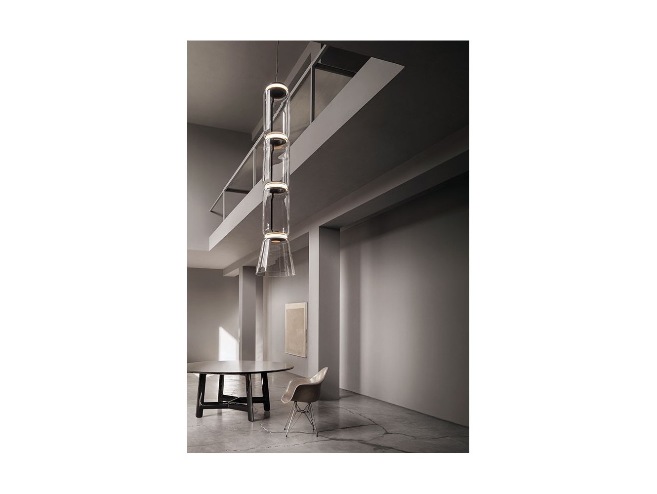 Lámpara Noctambule Low Cylinder & Cone de Flos: Modularidad y Elegancia en Cristal