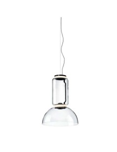 Lámpara Noctambule Low Cylinder & Bowl de Flos: Modernidad y Estilo en Cristal