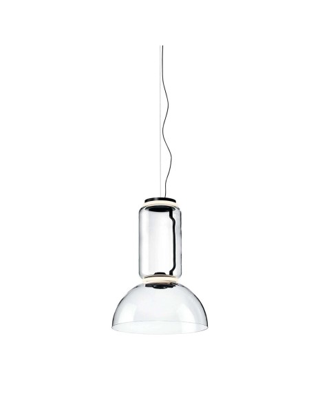 Lámpara Noctambule Low Cylinder & Bowl de Flos: Modernidad y Estilo en Cristal