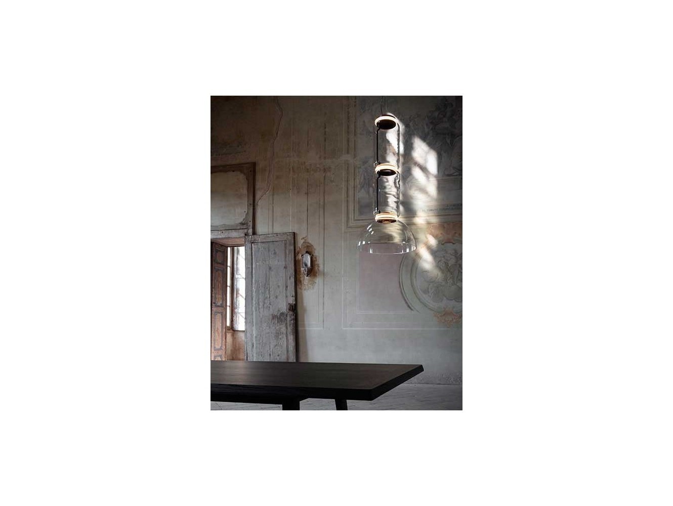Lámpara Noctambule Low Cylinder & Bowl de Flos: Modernidad y Estilo en Cristal