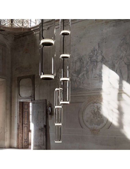 Lámpara Noctambule Low Cylinders de Flos: Diseño Modular