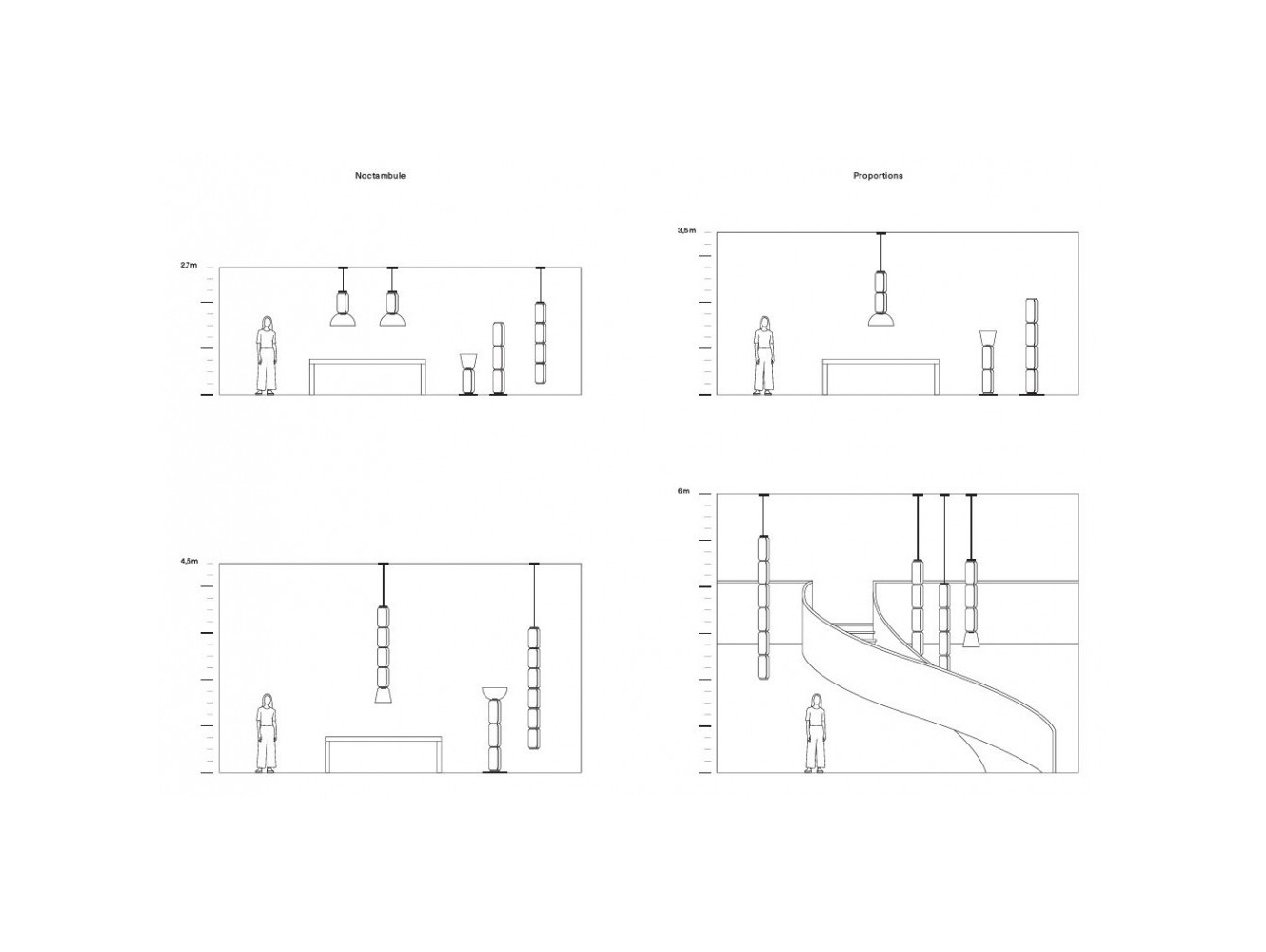 Lámpara Noctambule Low Cylinders de Flos: Diseño Modular