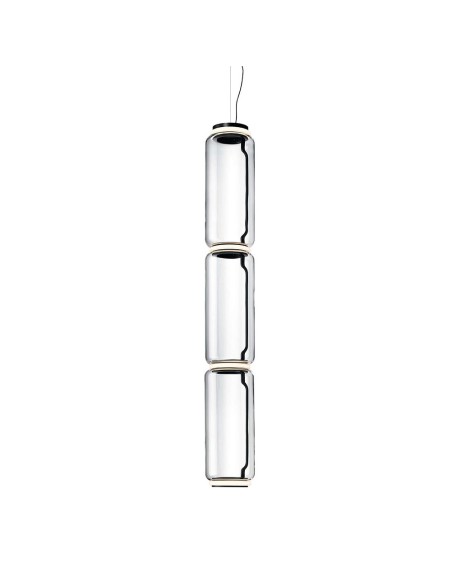 Noctambule High Cylinders de Flos: Lámparas de Módulos de Vidrio Soplado