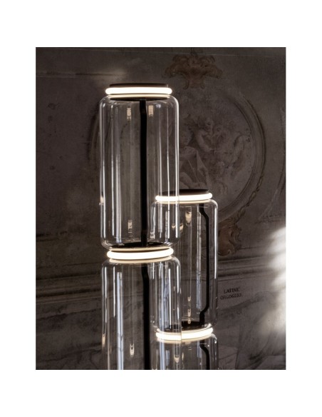 Noctambule High Cylinders de Flos: Lámparas de Módulos de Vidrio Soplado