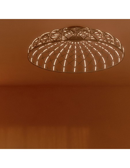 Plafón Skynest C de Flos: Diseño Ecológico y Tecnología LED