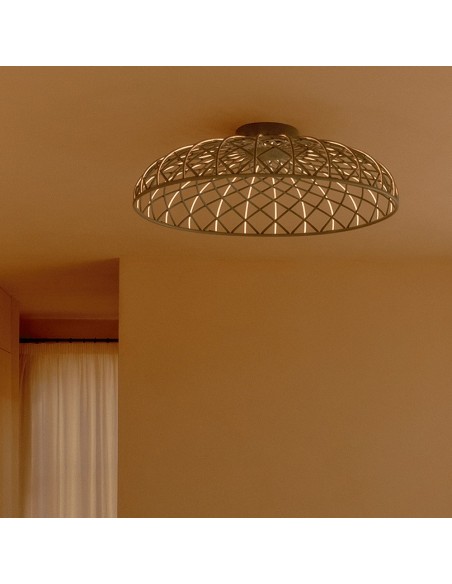 Plafón Skynest C de Flos: Diseño Ecológico y Tecnología LED