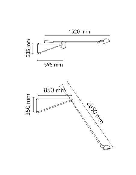 Lámpara de Pared 265 de Flos: Elegancia y Versatilidad para Iluminación Directa