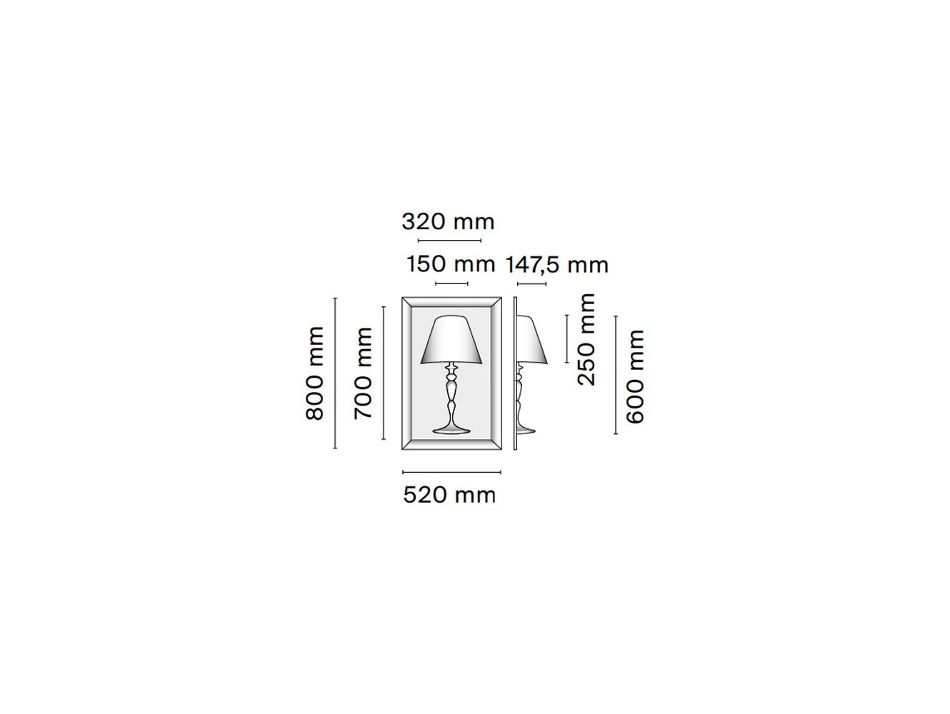 Lámpara de Pared Abajourd'hui de Flos: Iluminación Empotrada Minimalista