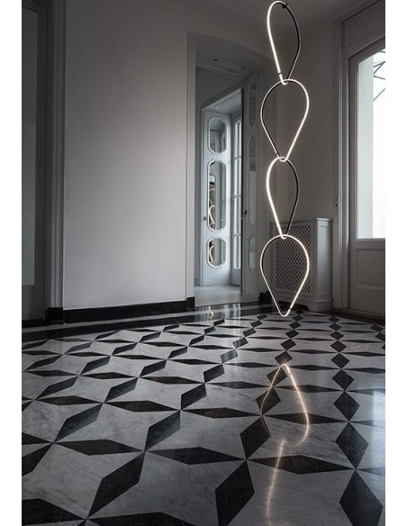 Flos Drop Up: Lámpara de Suspensión Modular por Michael Anastassiades