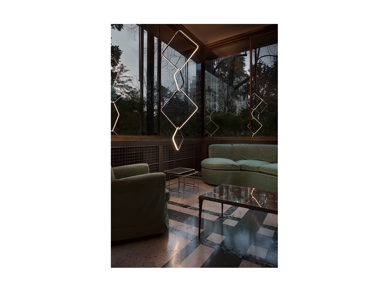 Flos Arrangements Square Small: Lámpara de Suspensión Modular