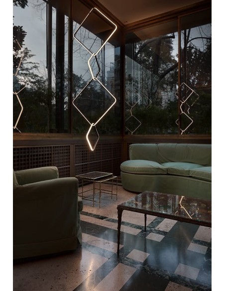 Flos Arrangements Square Small: Lámpara de Suspensión Modular