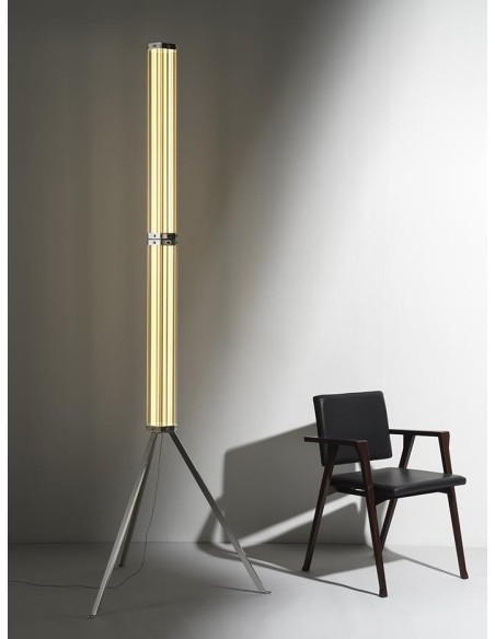 Lámpara de Pie Superwire F de Flos – Diseño Modular y Luz Cálida