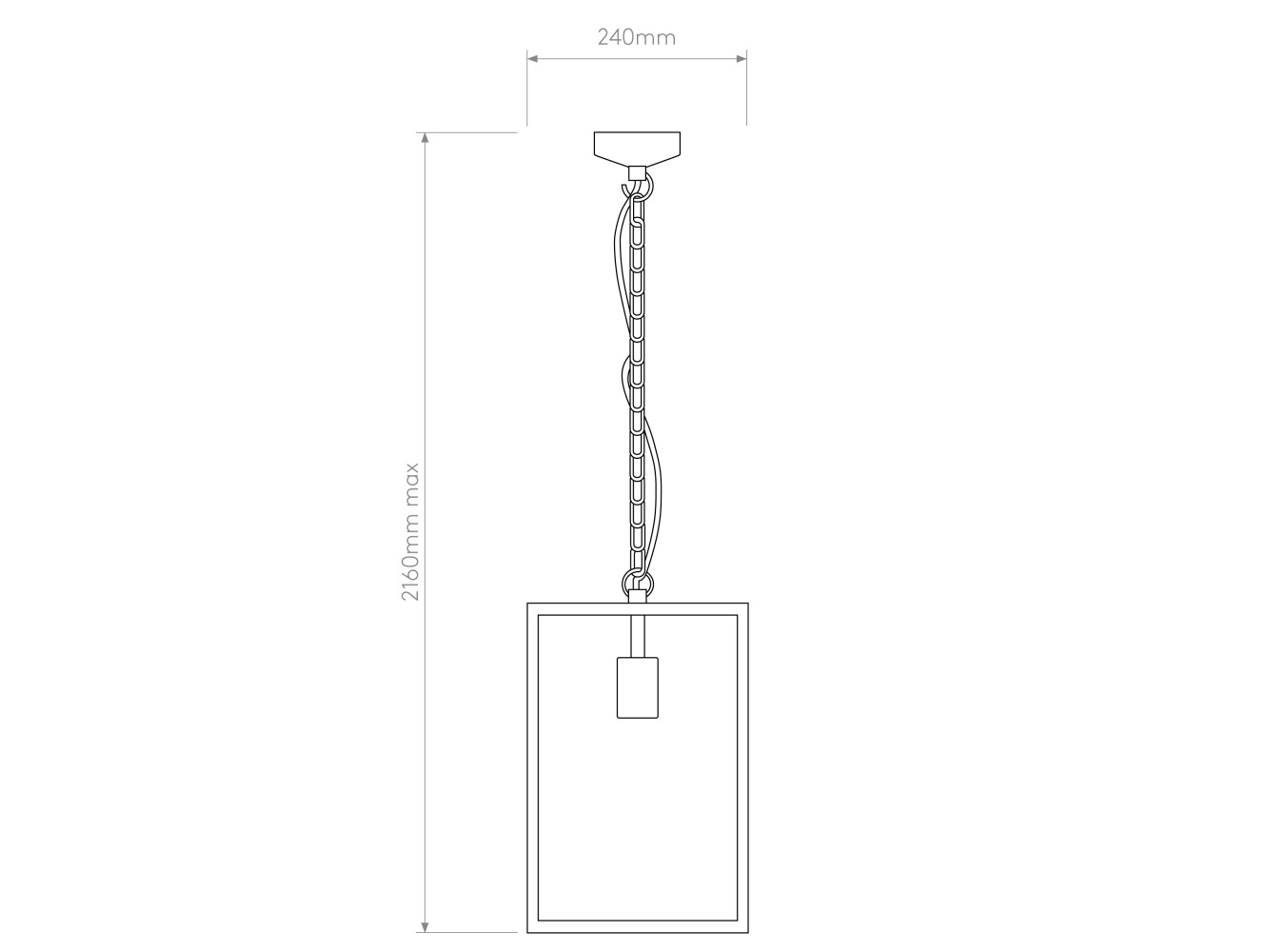 Astro Lámpara colgantes exteriores Homefield Pendant 360