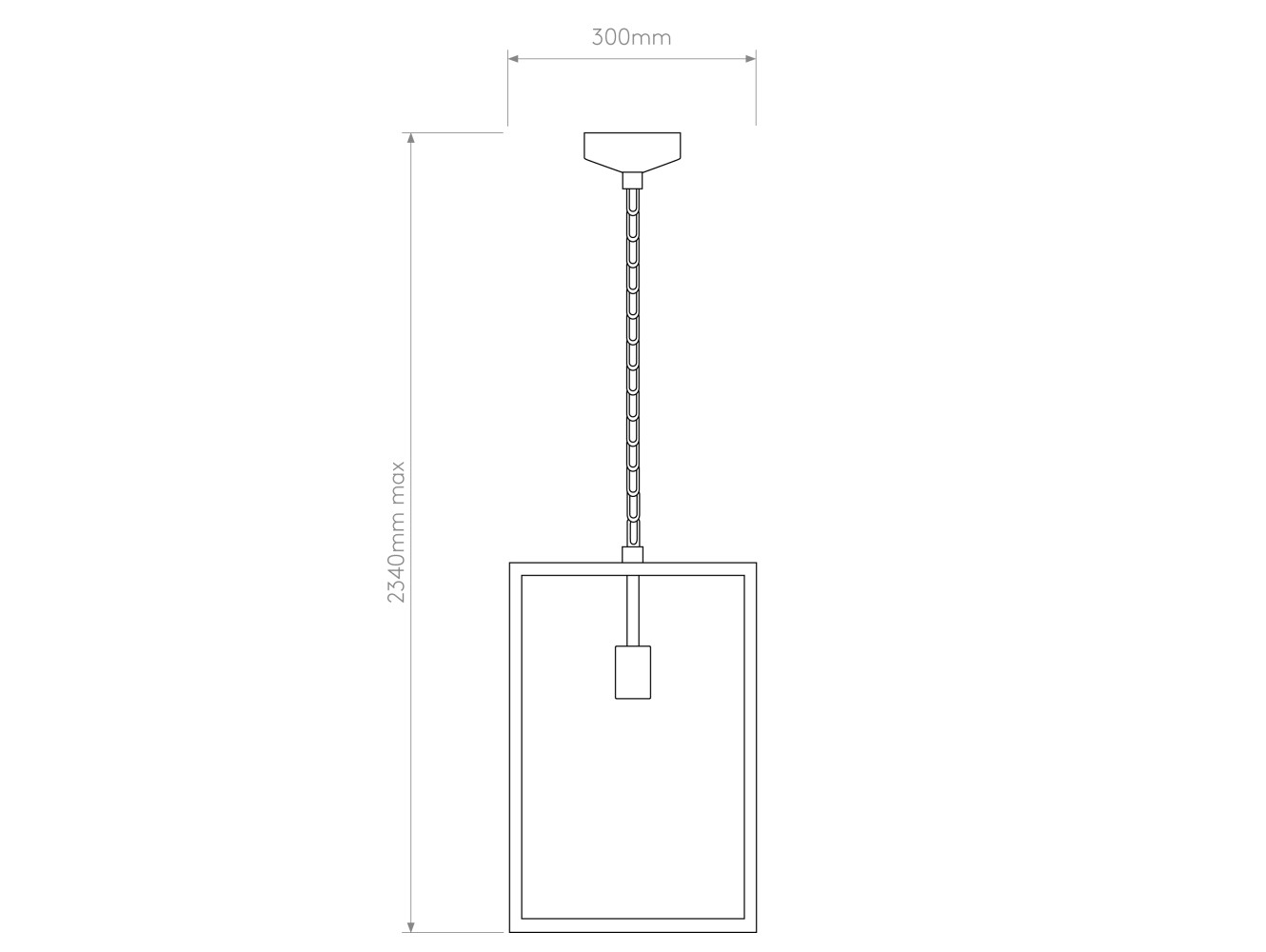 Astro Lámpara colgantes exteriores Homefield Pendant 450