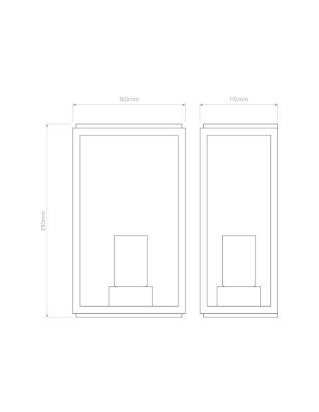 Astro Aplique de exterior Homefield Sensor