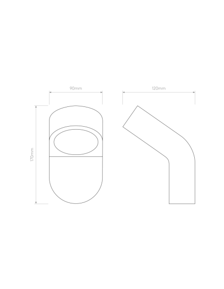 Astro Aplique de exterior Soprano Wall