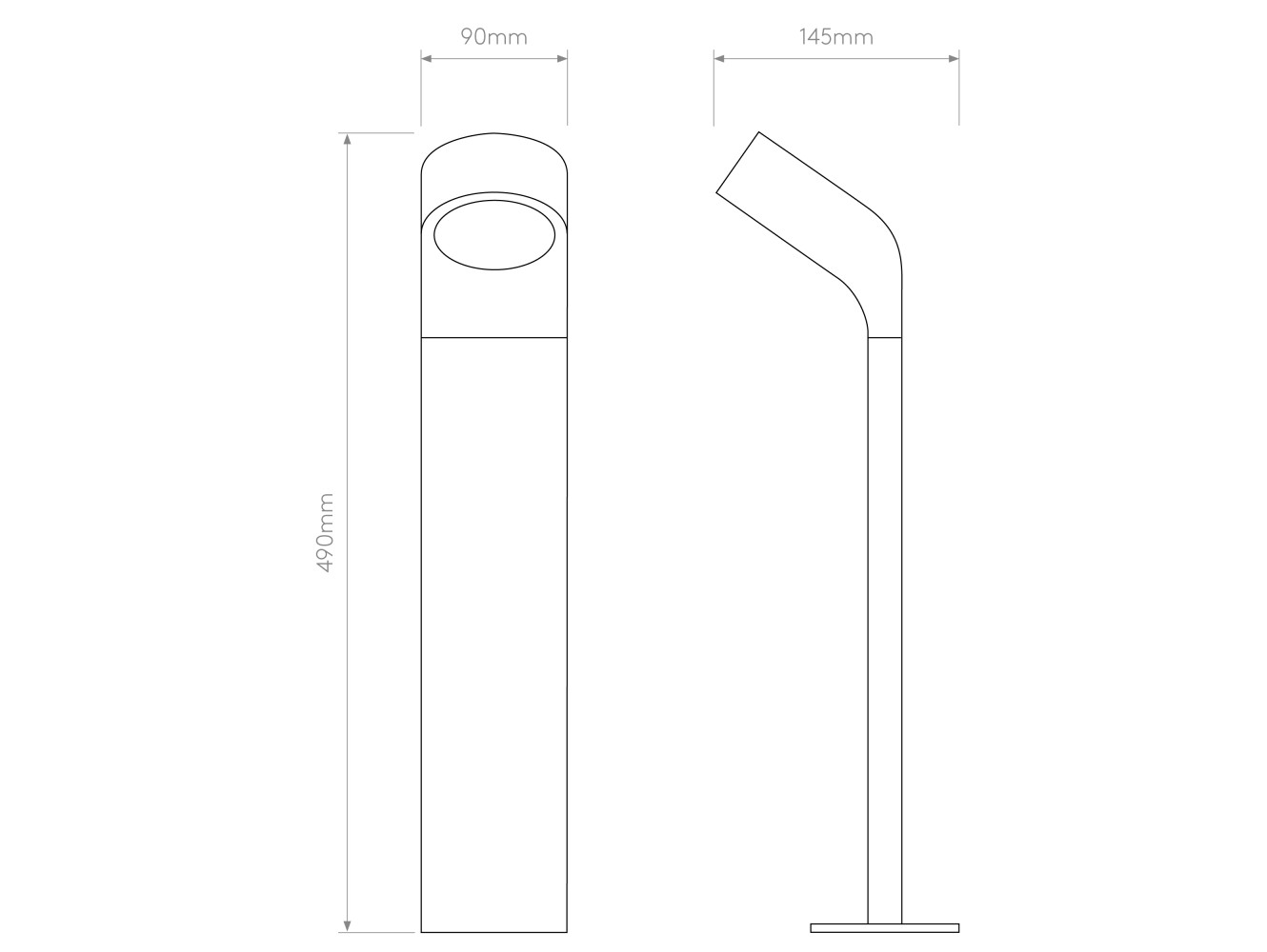 Astro Lámpara de senderos y bolardos Soprano Bollard