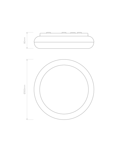 Astro Lámpara de Techo Altea 300