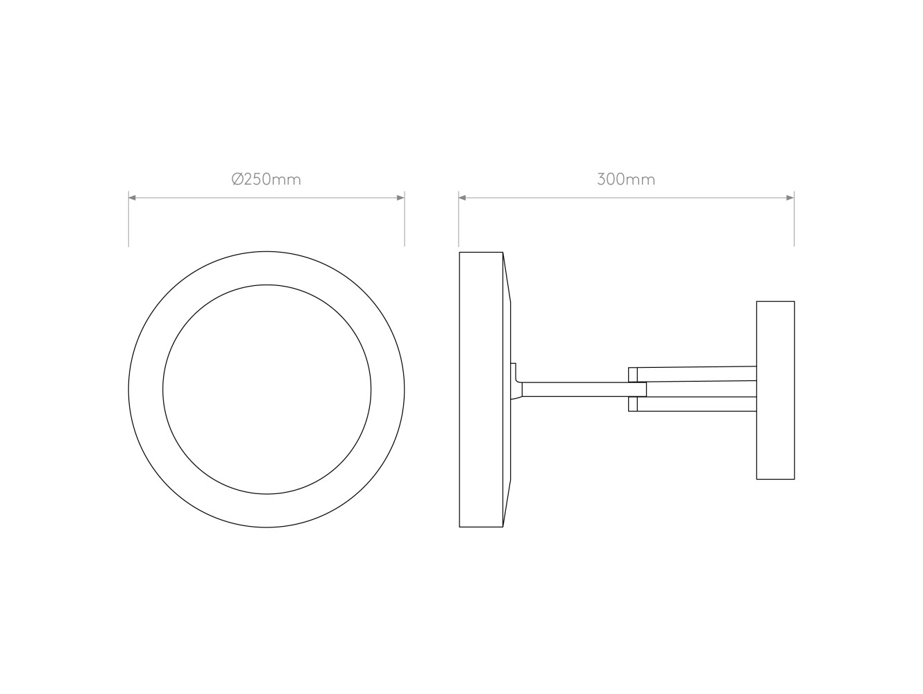 Astro Aplique de Pared Catena LED