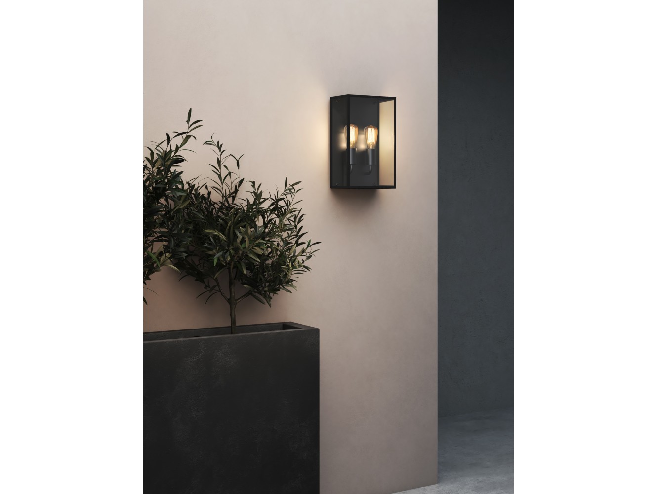 Astro Aplique de exterior Messina Twin