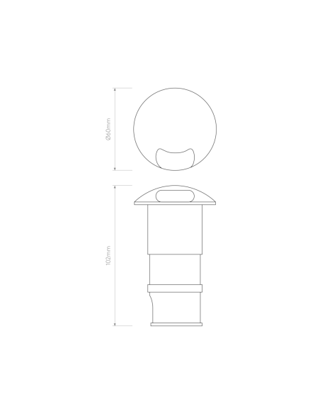 Astro Aplique de exterior Beam One LED