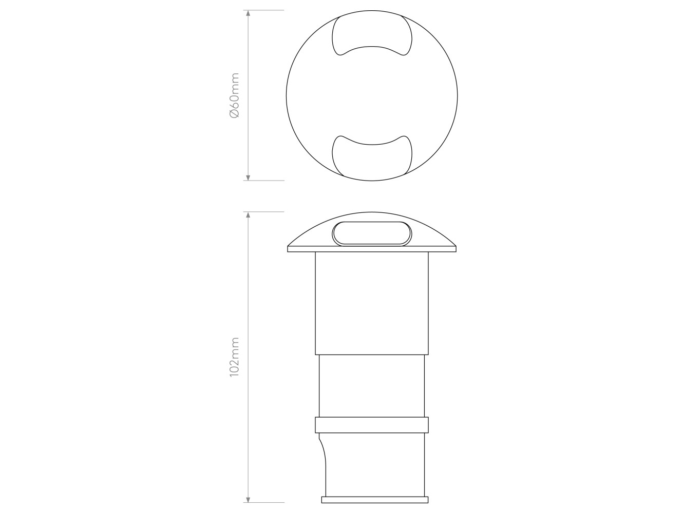Astro Aplique de exterior Beam Two LED