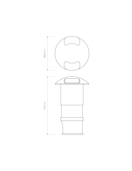 Astro Aplique de exterior Beam Two LED