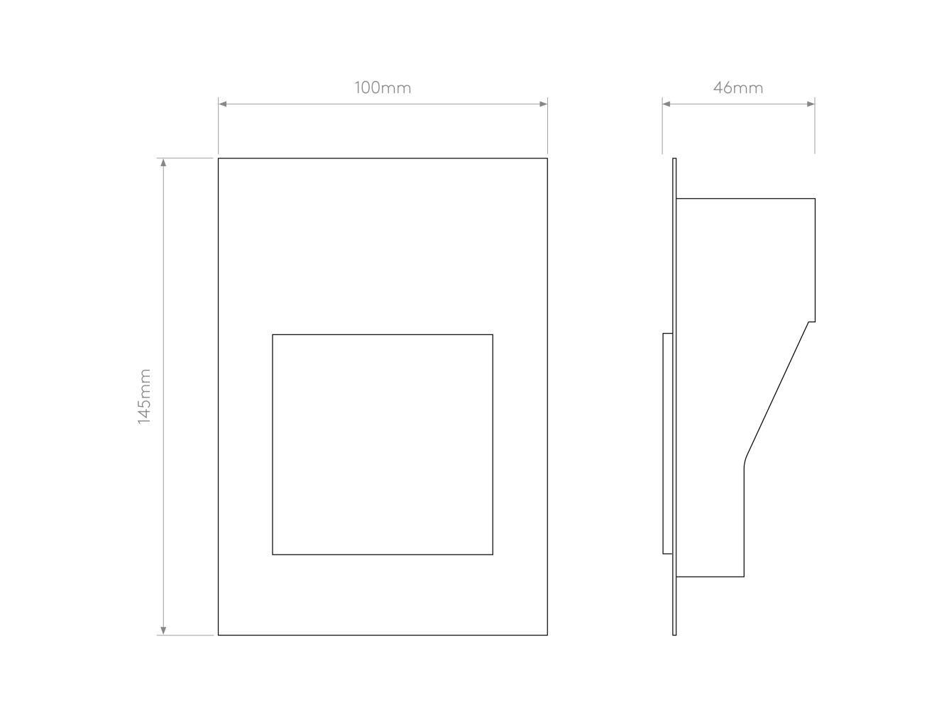 Astro Aplique de Pared Borgo Trimless 65 LED