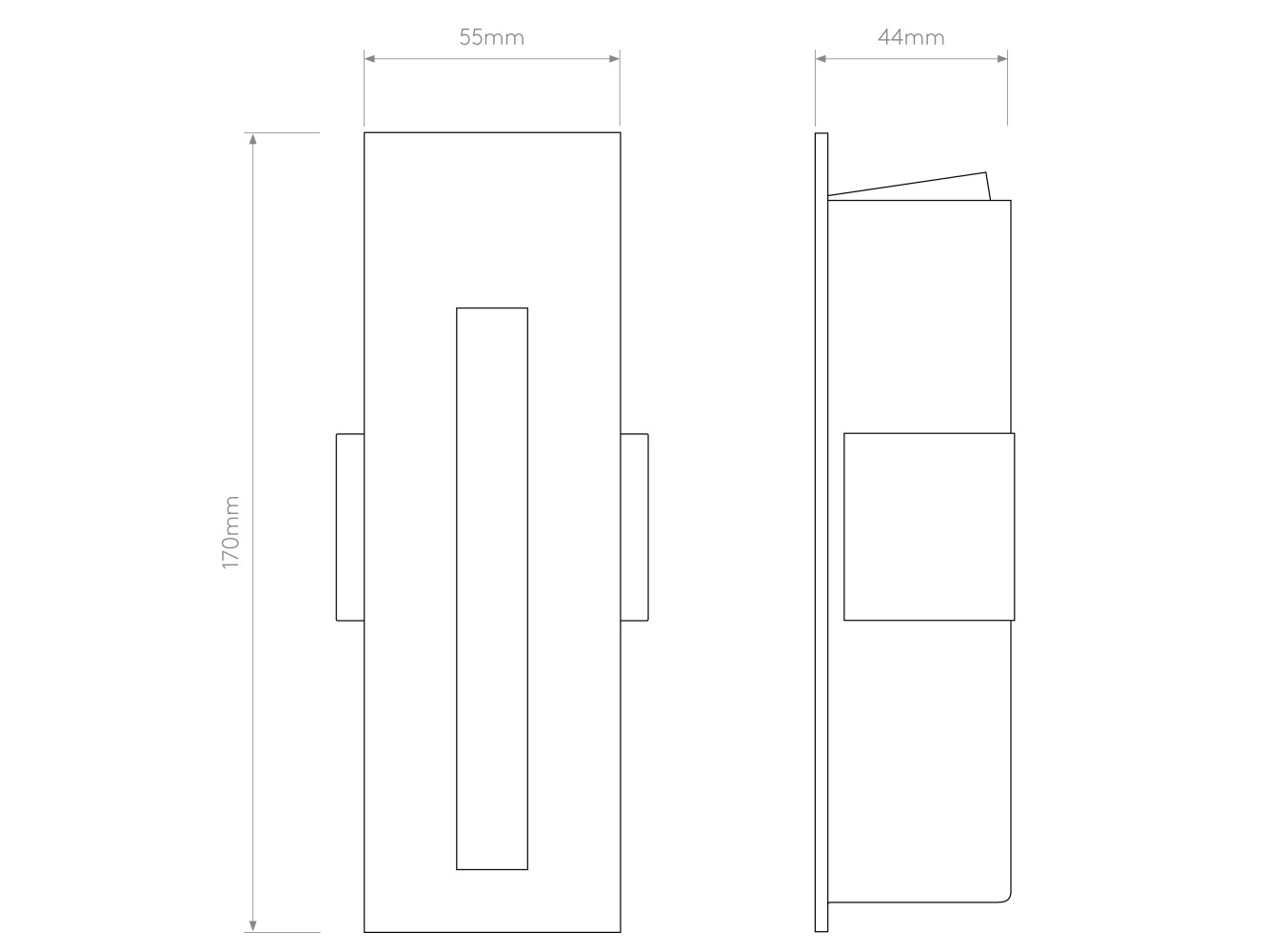 Astro Aplique de Pared Borgo 55 LED 2700K