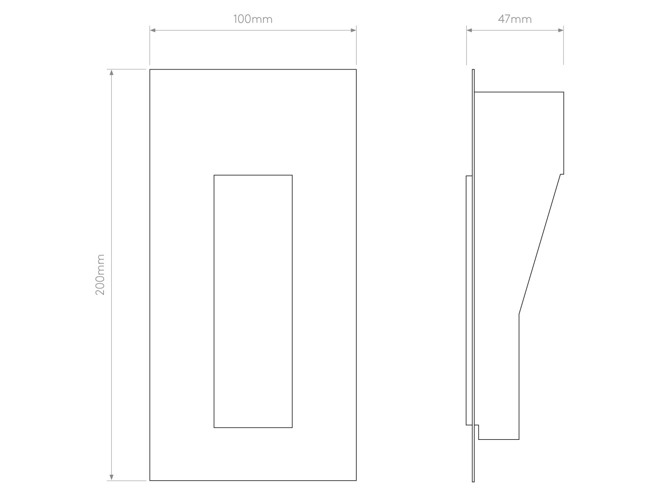 Astro Aplique de Pared Borgo Trimless 35 LED 2700K