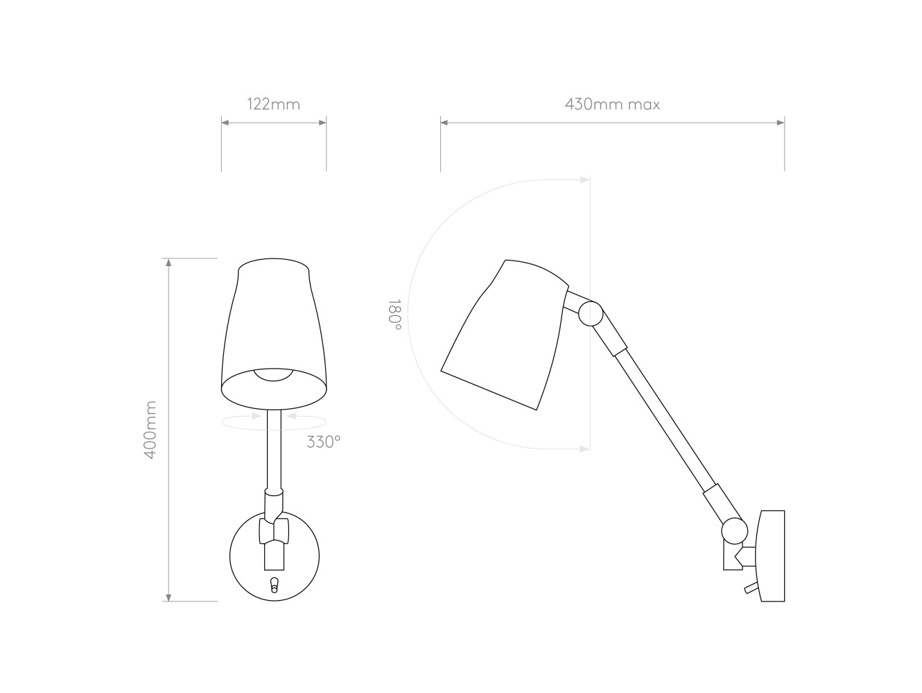 Astro Aplique de Pared Atelier Grande