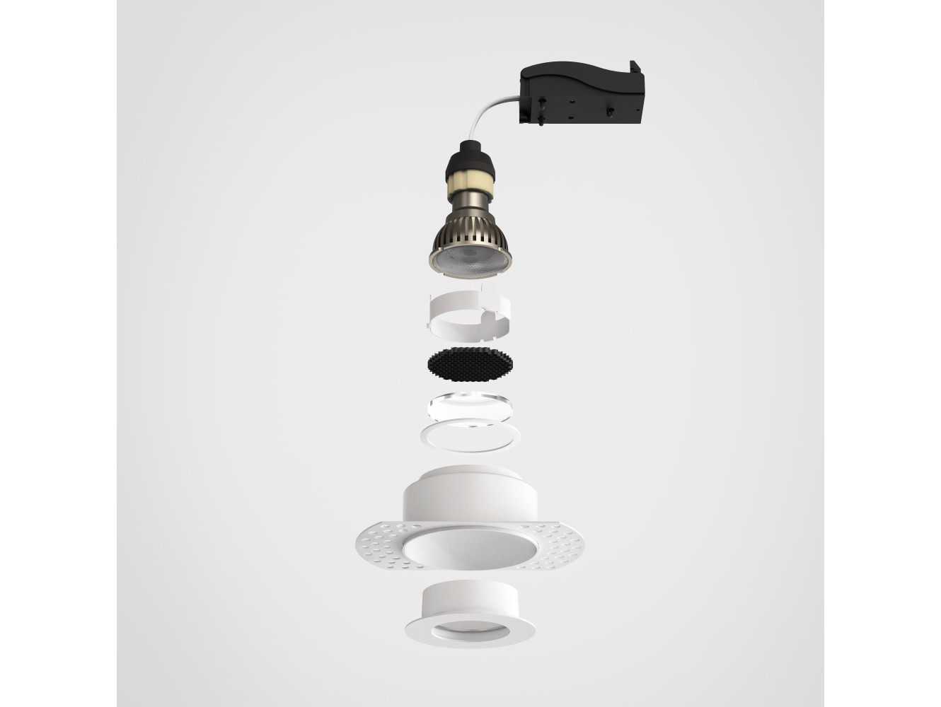 Astro Lámpara de Techo Trimless Slimline Round Fixed Fire-Rated IP65