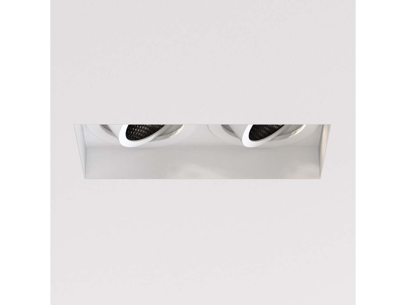Astro Lámpara de Techo Trimless Square Twin Adjustable