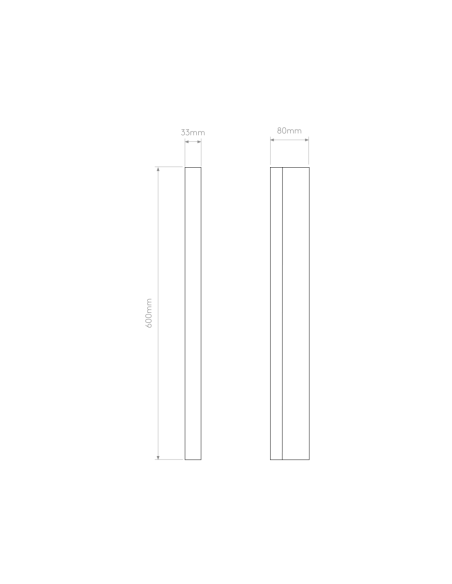 Astro Aplique de Pared Artemis 600 LED