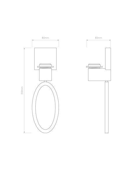 Astro Aplique de Pared Lima