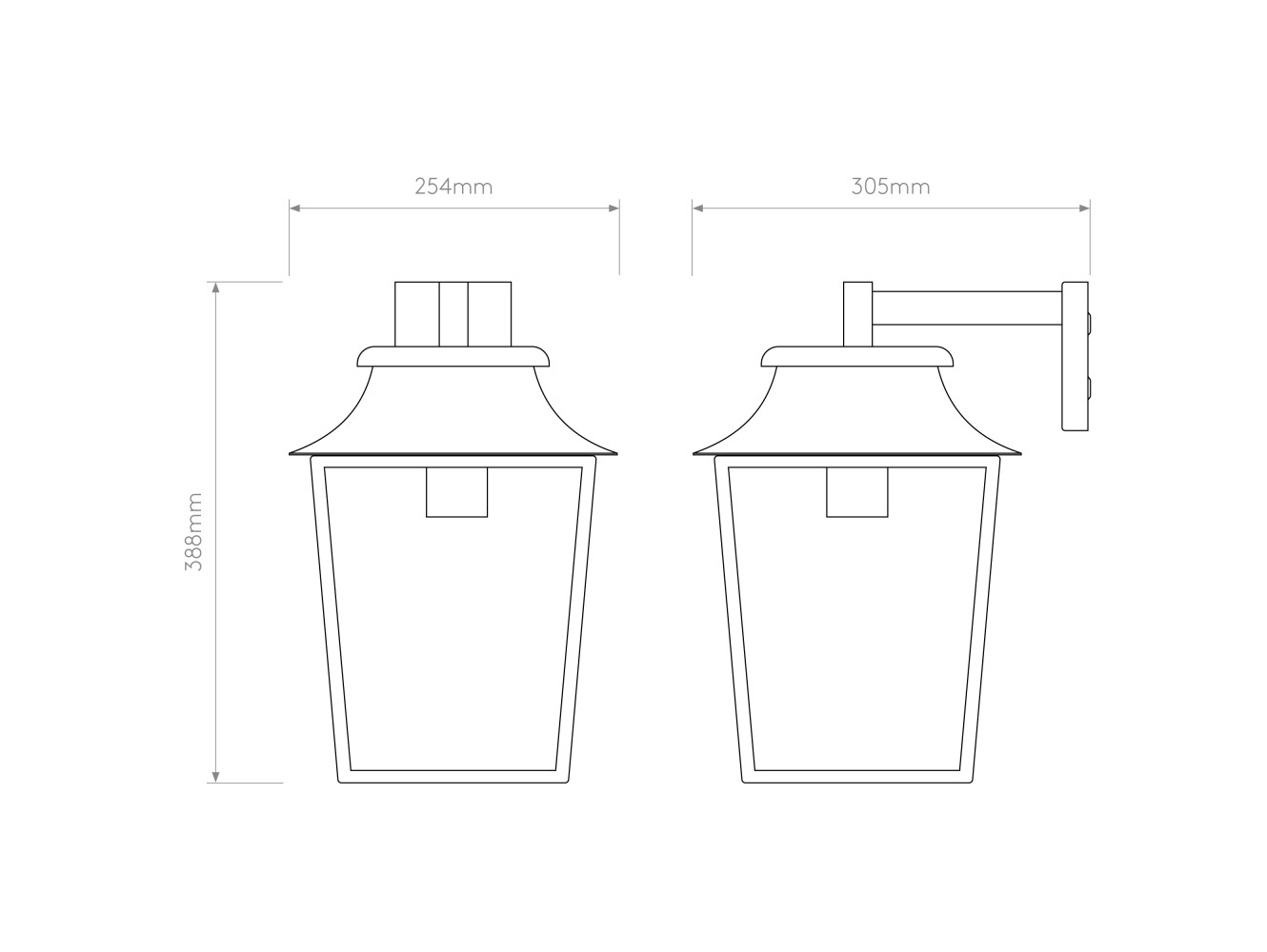 Astro Aplique de exterior Richmond Wall Lantern 254