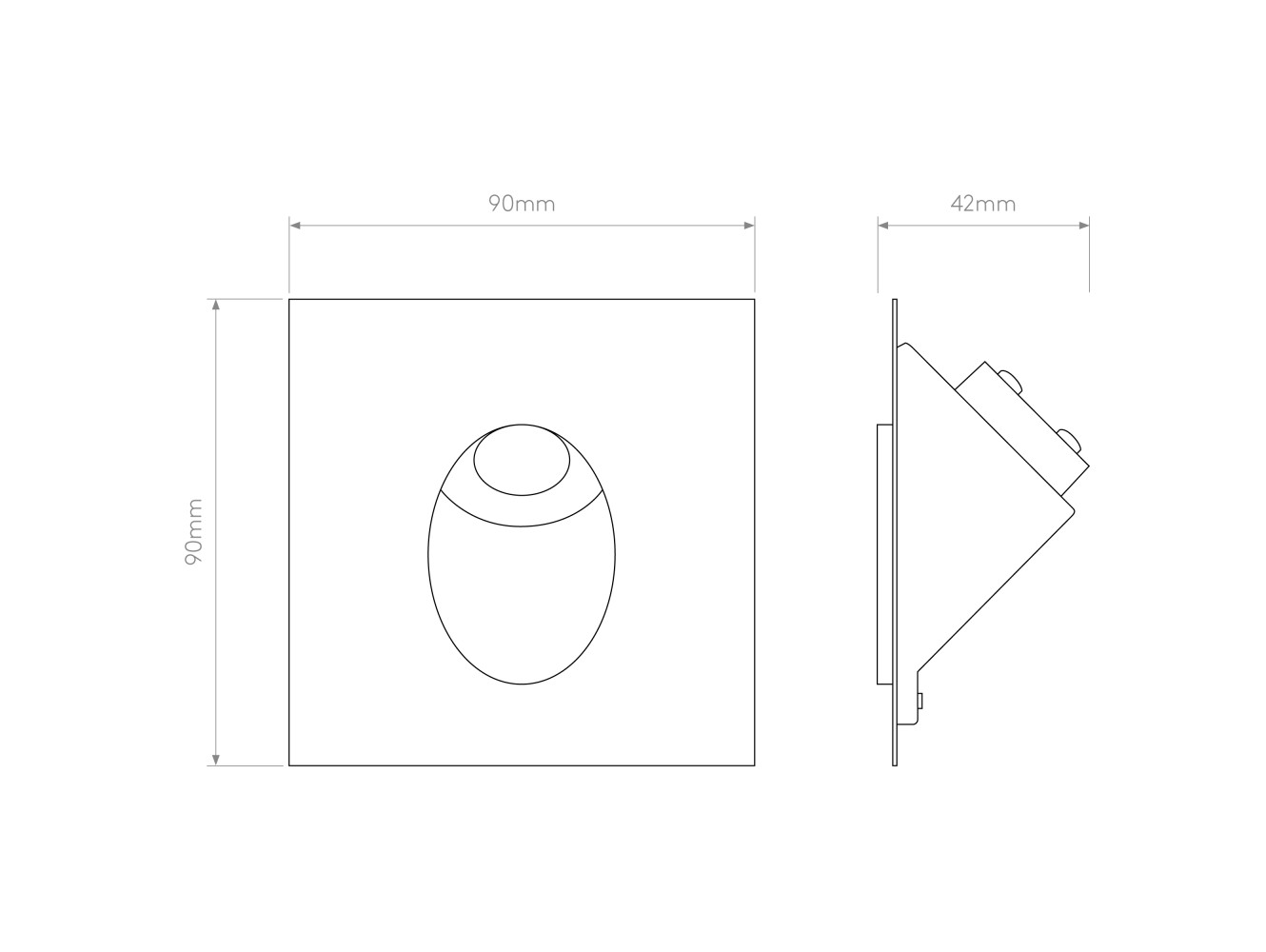 Astro Aplique de Pared Leros Trimless LED