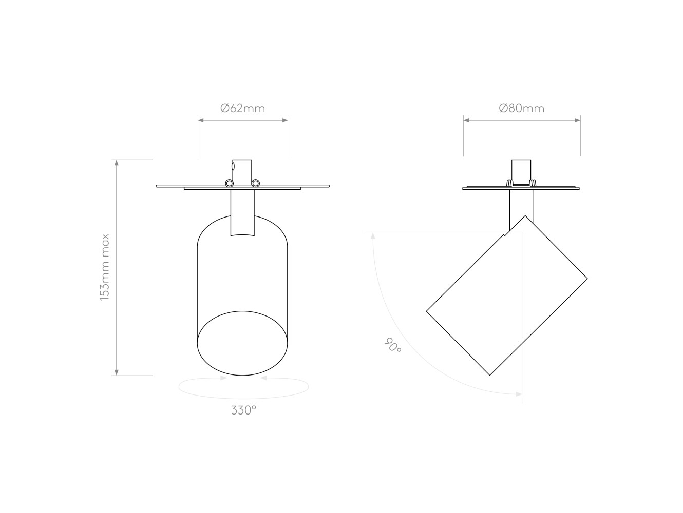 Astro Aplique de Pared Aqua Recessed