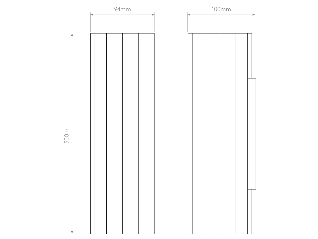 Astro Aplique de Pared Shadow 300