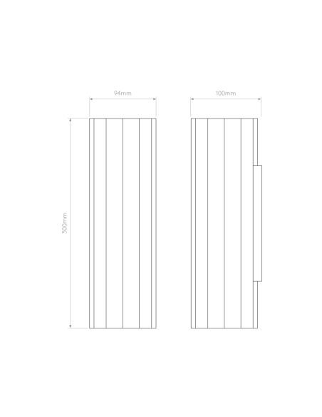 Astro Aplique de Pared Shadow 300
