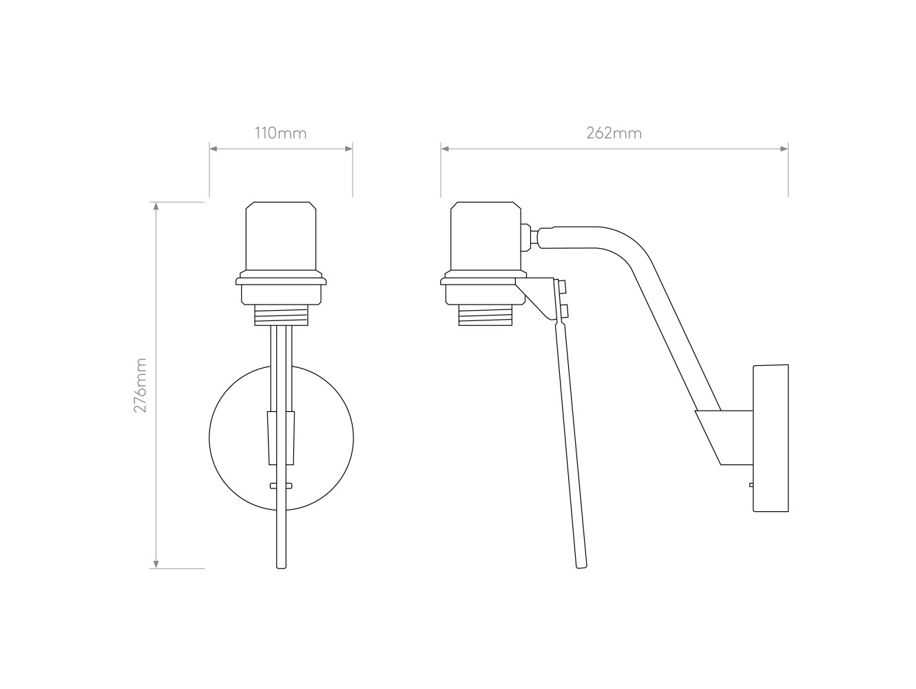 Astro Aplique de Pared Edward Wall Switched